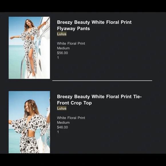 Lulus two piece set - Picture 5 of 5